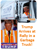 Donald Trump explained his decision to take questions from the press dressed as a garbageman in the wake of Joe Biden�s comments in which he called Trump supporters ''garbage.'' ''We had a little fun about a time when our country is not having a lot of fun,'' Trump said.